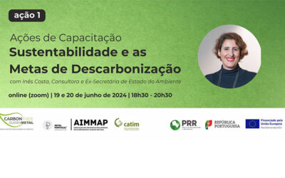 Ações de Capacitação: Sustentabilidade e as Metas de Descarbonização, 19 e 20 de junho