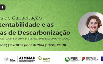 Ações de Capacitação: Sustentabilidade e as Metas de Descarbonização, 19 e 20 de junho